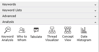 located on the Analysis tab in Review