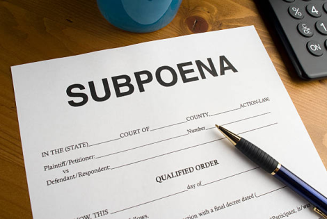 subpoena